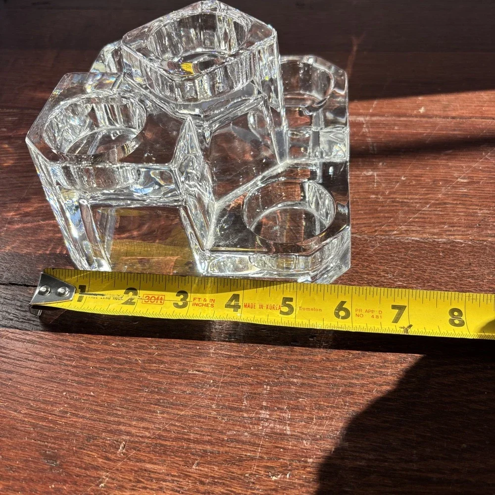 Partylite Five Tier Crystal Castle Candle Holder Vintage Germany - Picture 4 of 6